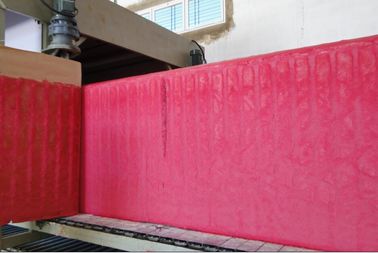 Línea que produce que hace espuma continua de la esponja horizontal/espuma flexible que hace la máquina