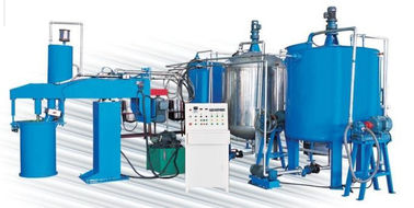 cadena de producción semiautomática de la esponja 43kw para el colchón y los muebles que hacen espuma